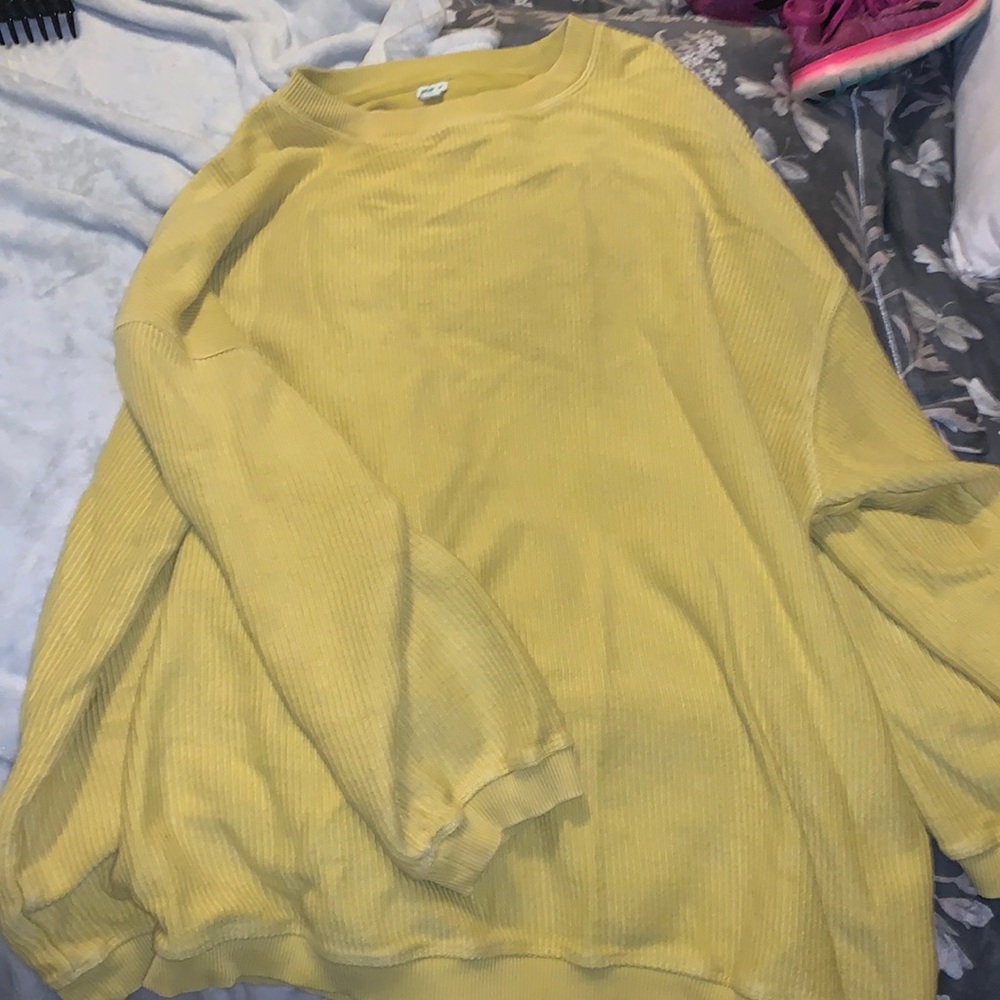 American eagle corded sweatshirt